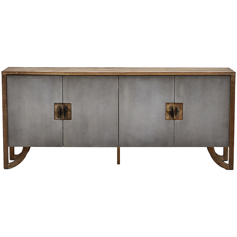 Комод дерево и бетон Keikala chest of drawers с 4-мя дверцами Древесина Серый Комод дерево и бетон Keikala chest of drawers с 4-мя дверцами Древесина Серый в Барнауле | Loft Concept
