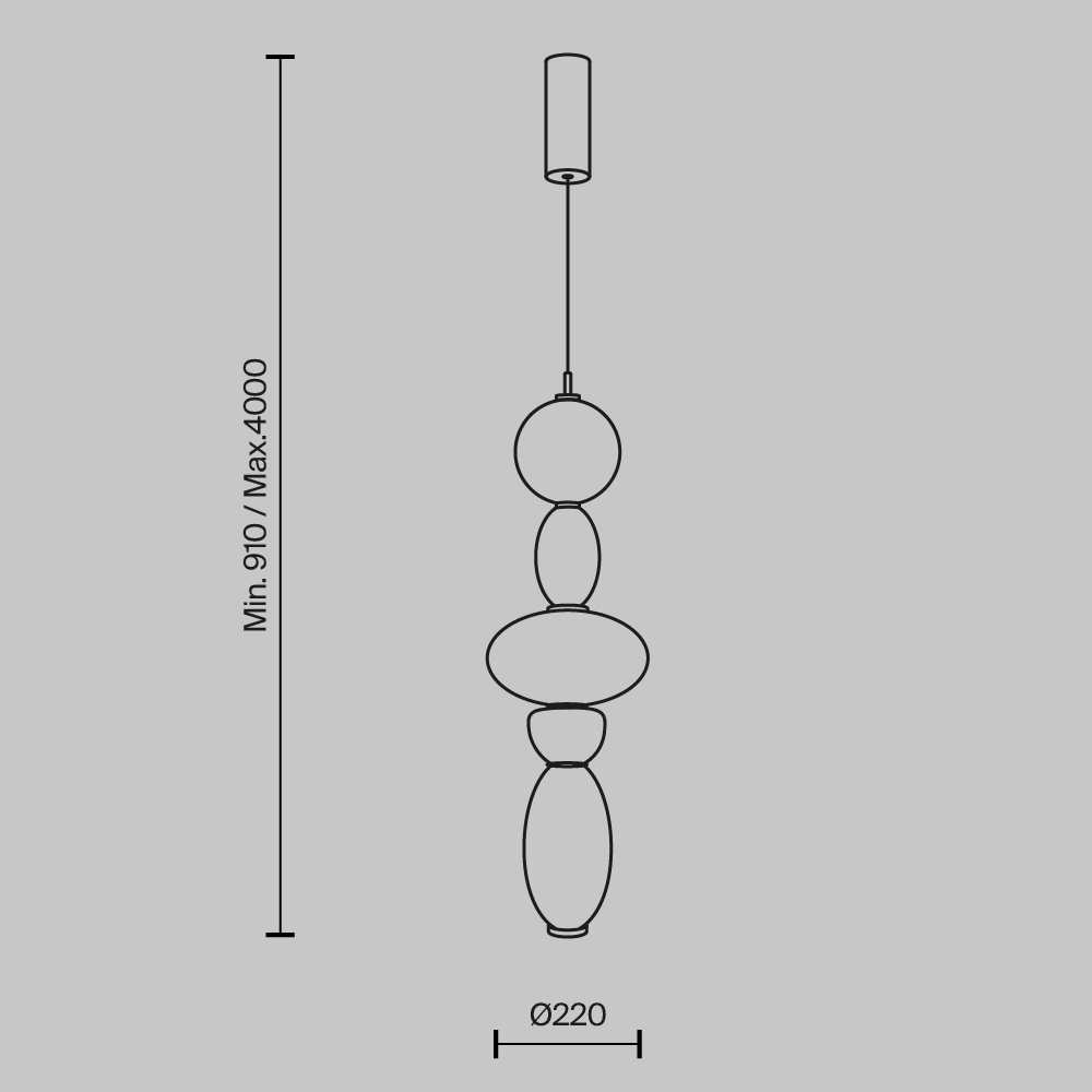 Подвесной светильник Adore LED 3000K 23Bт  в Барнауле