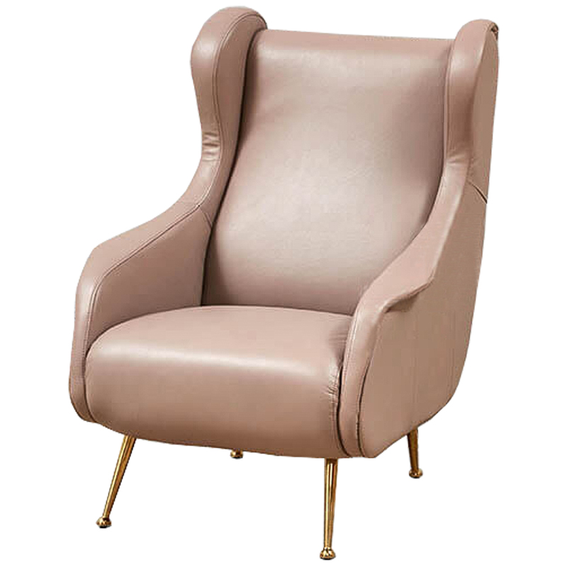 Кресло Gastone Chair Дымчатая Роза Золотой Кресло Gastone Chair Дымчатая Роза Золотой в Барнауле | Loft Concept
