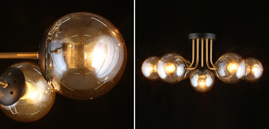 Потолочный светильник Smoky Sphere Потолочный светильник Smoky Sphere - Loft-Concept в Барнауле