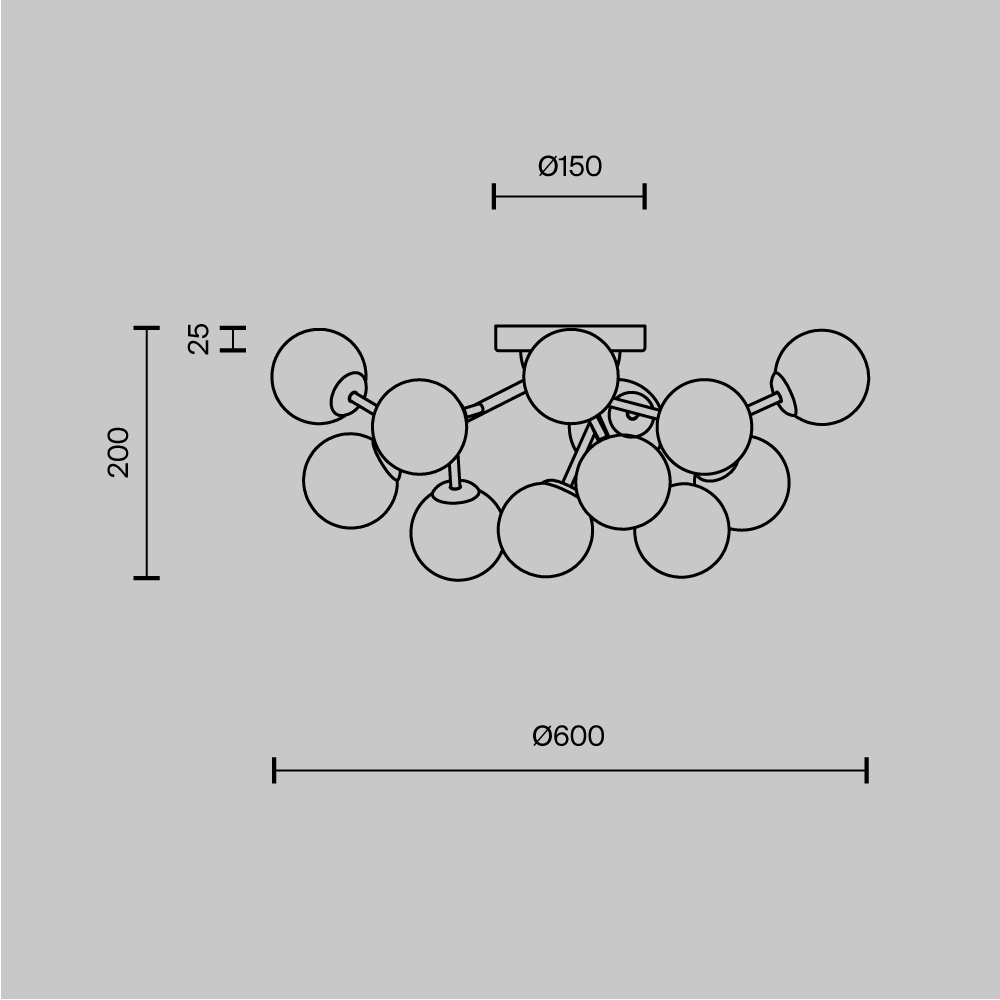 Потолочный светильник Dallas G9 в Барнауле