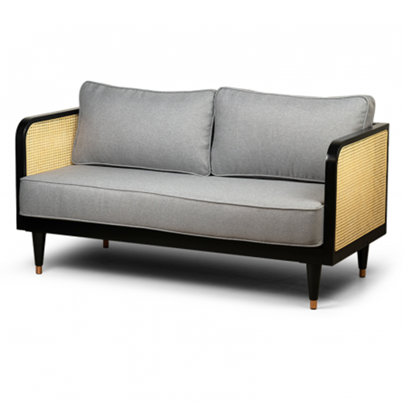 Диван Karely Sofa Серый Бежевый Черный Диван Karely Sofa Серый Бежевый Черный в Барнауле | Loft Concept