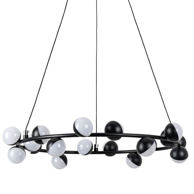 Люстра Vilelme Chandelier black 50 Черный Люстра Vilelme Chandelier black 50 Черный в Барнауле | Loft Concept