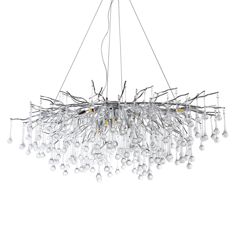 Люстра Большая Eucalyptus Silver Серебряный Люстра Большая Eucalyptus Silver Серебряный в Барнауле | Loft Concept