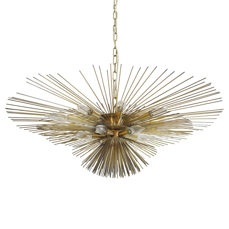 Люстра Circular Rays Astra Chandelier Латунь Люстра Circular Rays Astra Chandelier Латунь в Барнауле | Loft Concept