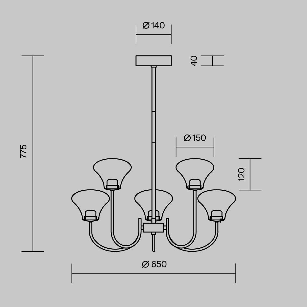 Люстра подвесная Dynasty 3000К в Барнауле