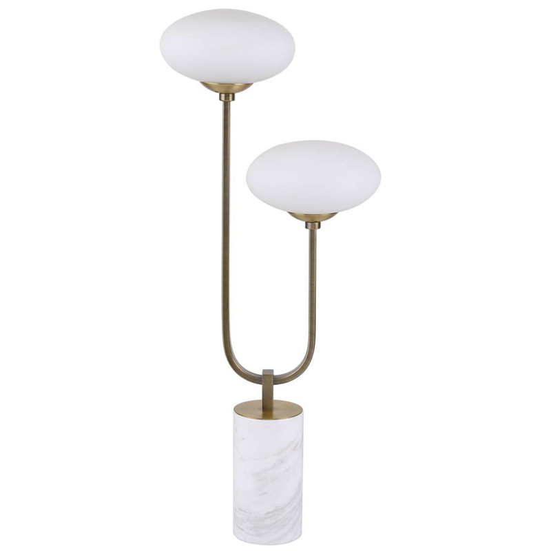 Oval Balls Mushrooms Table Lamp Brass Латунь Прозрачный белый Oval Balls Mushrooms Table Lamp Brass Латунь Прозрачный белый в Барнауле | Loft Concept