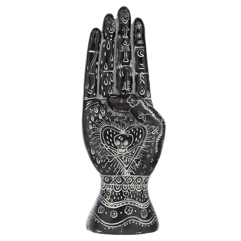 Статуэтка Mantic Hand Черный Белый Статуэтка Mantic Hand Черный Белый в Барнауле | Loft Concept