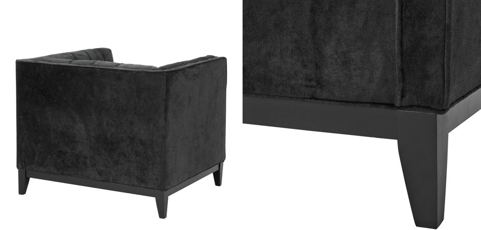 Кресло Eichholtz Chair Aldgate Black Кресло Eichholtz Chair Aldgate Black - Loft-Concept в Барнауле