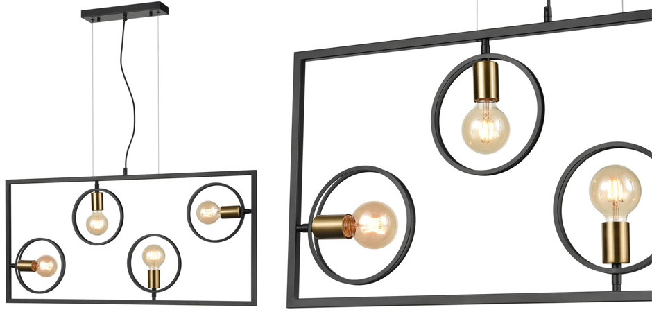 Люстра Loft Rings Ligh 4 Люстра Loft Rings Ligh 4 - Loft-Concept в Барнауле