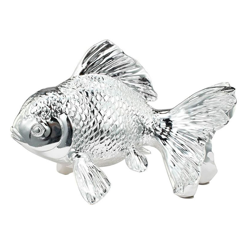 Статуэтка серебряная рыбка Fish Серебряный Статуэтка серебряная рыбка Fish Серебряный в Барнауле | Loft Concept