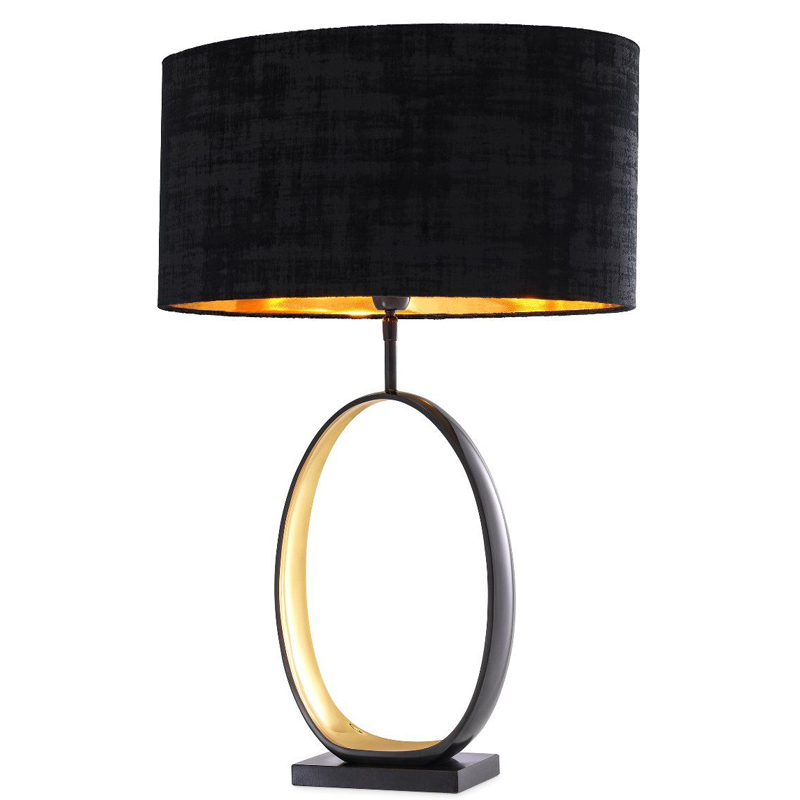 Настольная лампа Eichholtz Table Lamp Saturnia Черный Латунь в Барнауле | Loft Concept 
