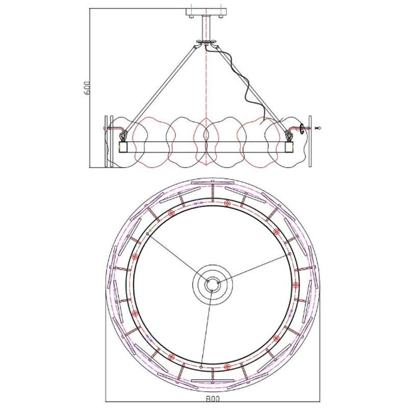 Люстра Мрамор Lucretia Marble Round Chandelier 80 см Люстра Мрамор Lucretia Marble Round Chandelier 80 см в Барнауле