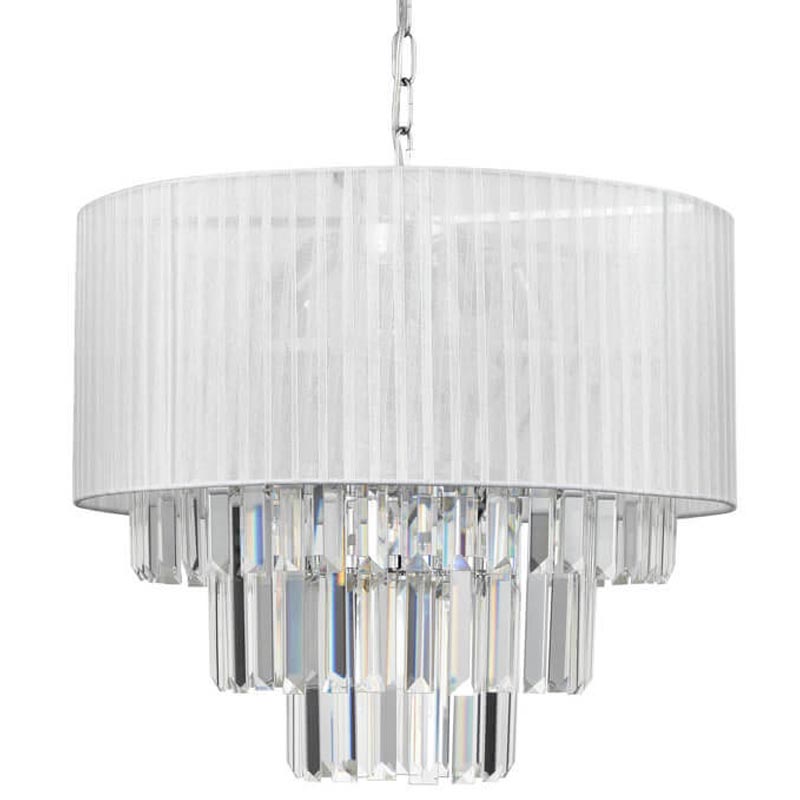 Люстра Laurella Chandelier Прозрачный (Transparent) Хром Люстра Laurella Chandelier Прозрачный (Transparent) Хром в Барнауле | Loft Concept