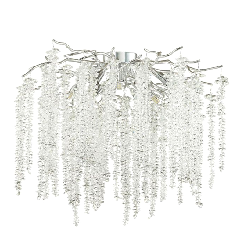 Люстра Хрустальная Fairy Tree Silver на 8 ламп Серебряный Люстра Хрустальная Fairy Tree Silver на 8 ламп Серебряный в Барнауле | Loft Concept