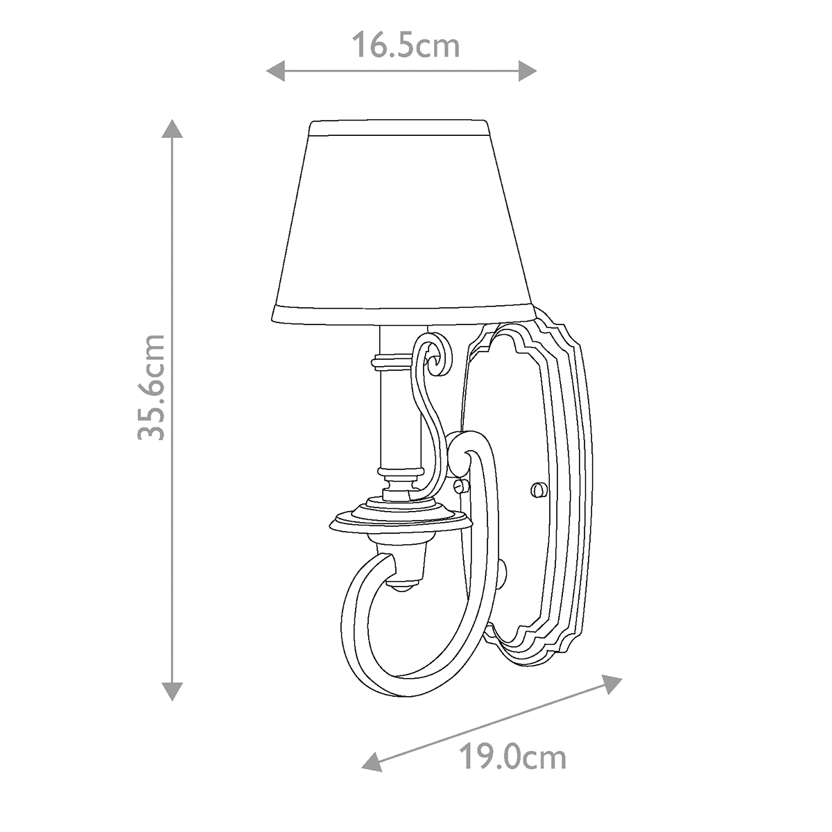 Бра бронзового цвета со светло-янтарным абажуром из органзы Hinkley в Барнауле