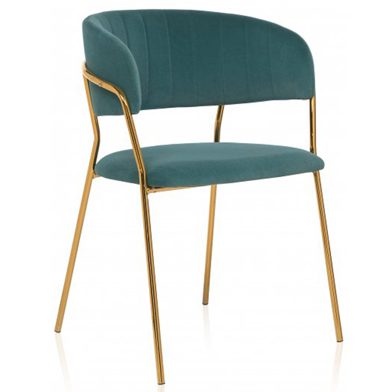 Стул Janine Stool Зеленый Золотой Стул Janine Stool Зеленый Золотой в Барнауле | Loft Concept