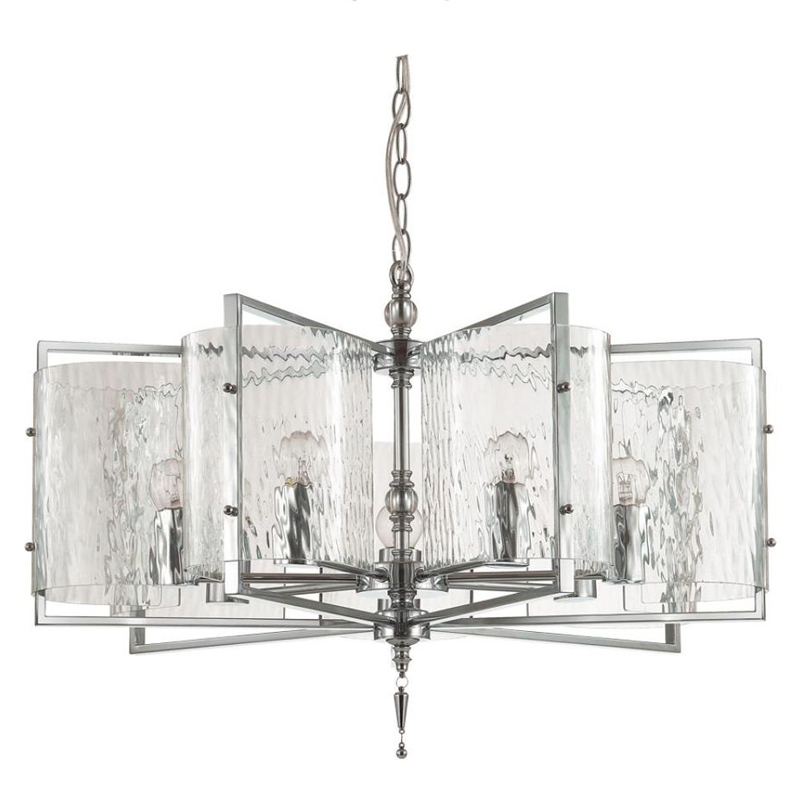 Люстра Karissa Chrome Chandelier 65 Хром Прозрачный (Transparent) Люстра Karissa Chrome Chandelier 65 Хром Прозрачный (Transparent) в Барнауле | Loft Concept