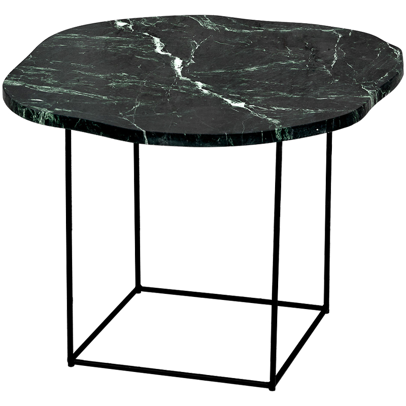 Кофейный стол с зелёной мраморной столешницей Gillespie Coffee Table Черный Зеленый Кофейный стол с зелёной мраморной столешницей Gillespie Coffee Table Черный Зеленый в Барнауле | Loft Concept