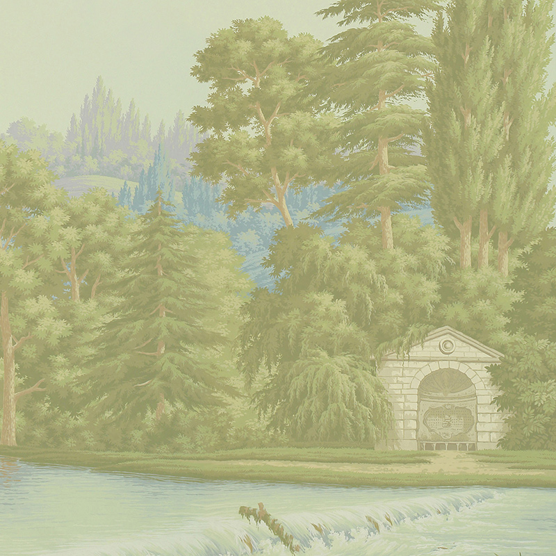 Обои ручная роспись English Landscape Pastel on scenic paper Обои ручная роспись English Landscape Pastel on scenic paper в Барнауле | Loft Concept