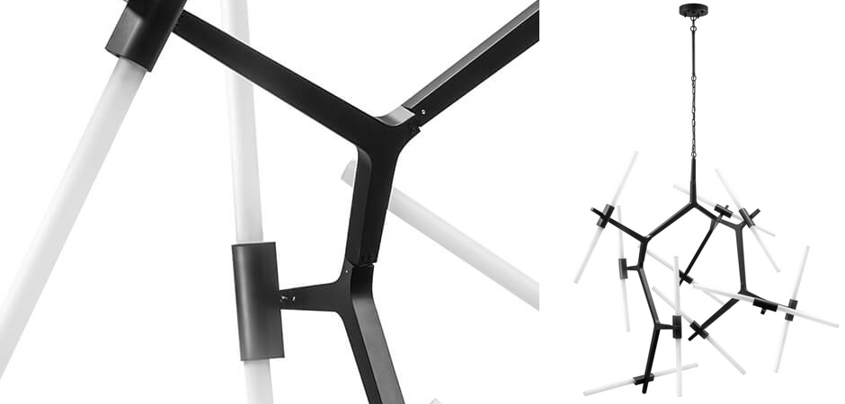 Люстра Агнес Chandelier Black 20 Люстра Агнес Chandelier Black 20 - Loft-Concept в Барнауле