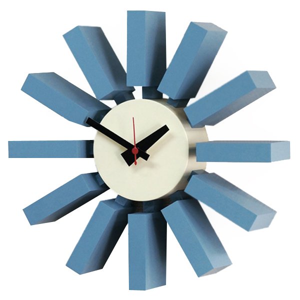 Часы George Nelson Block Clock Blue Голубой Часы George Nelson Block Clock Blue Голубой в Барнауле | Loft Concept