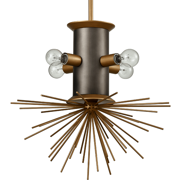 Подвесной светильник Hedgehog Chandelier Латунь Подвесной светильник Hedgehog Chandelier Латунь в Барнауле | Loft Concept