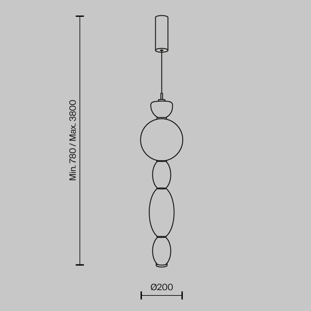 Подвесной светильник Adore LED 3000K 17Bт в Барнауле