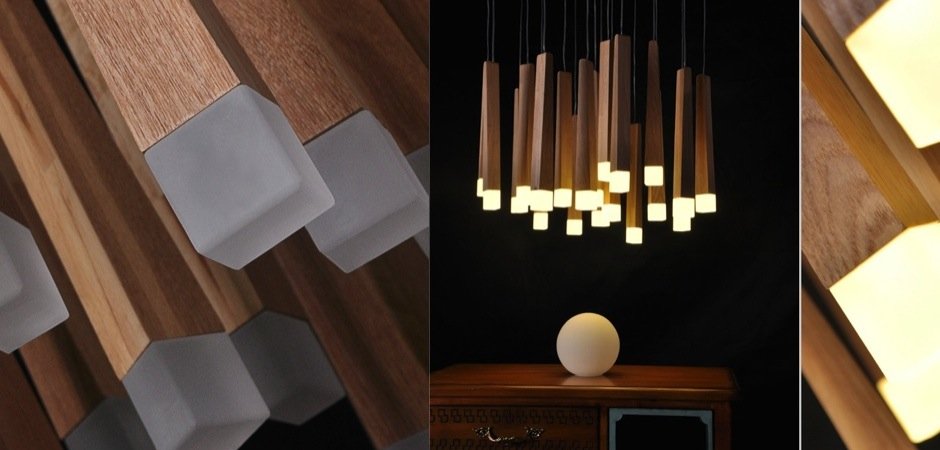 Люстра Wooden Glowworm Round Люстра Wooden Glowworm Round - Loft-Concept в Барнауле