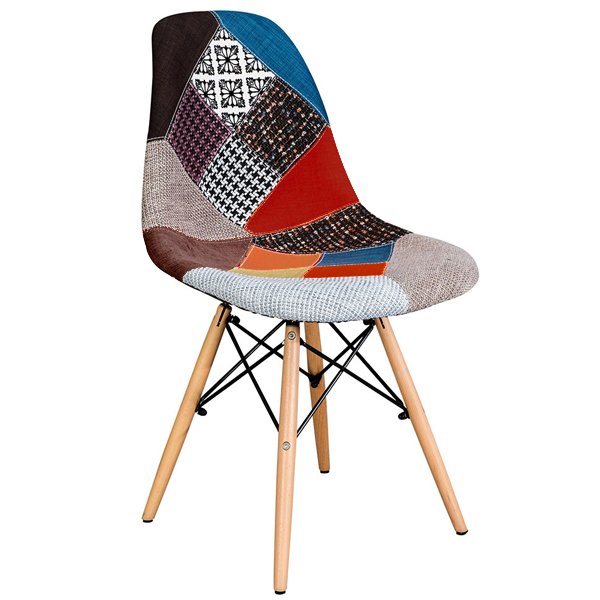 Стул DSW Patchwork Мульти Древесина Стул DSW Patchwork Мульти Древесина в Барнауле | Loft Concept