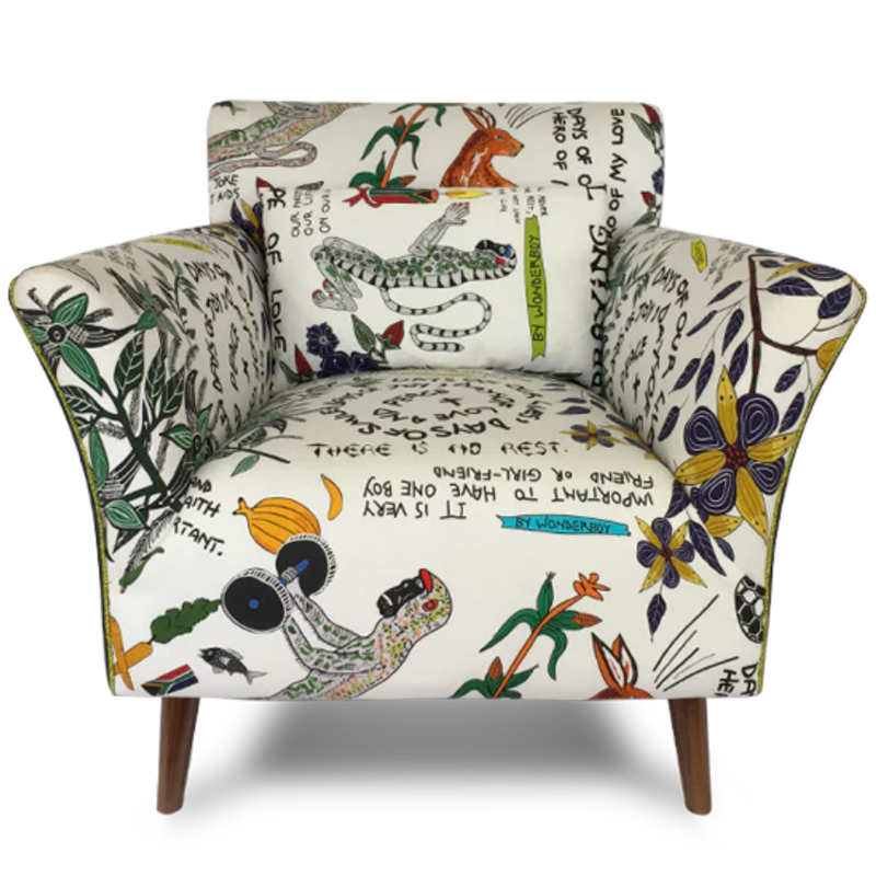 Кресло Wonderboy Occasional Chair Белый Мульти Кресло Wonderboy Occasional Chair Белый Мульти в Барнауле | Loft Concept