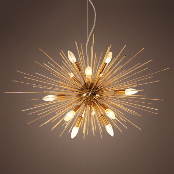 Люстра Astra Chandelier Sputnik Gold Глянцевое золото Люстра Astra Chandelier Sputnik Gold Глянцевое золото в Барнауле | Loft Concept