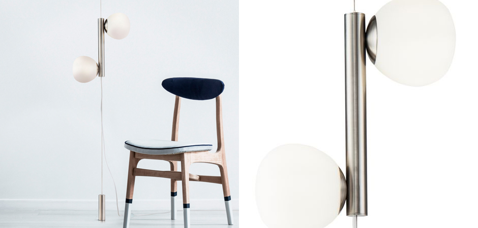 Торшер Tiepolo Ball Floor Lamp Double nickel Торшер Tiepolo Ball Floor Lamp Double nickel - Loft-Concept в Барнауле