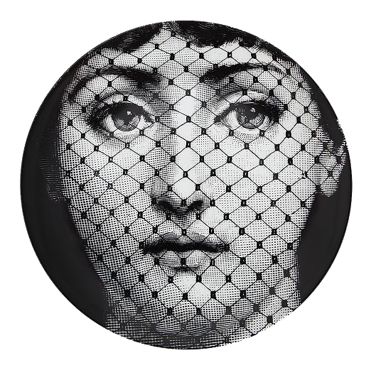 Декоративная тарелка Fornasetti 078 Черный Декоративная тарелка Fornasetti 078 Черный в Барнауле | Loft Concept