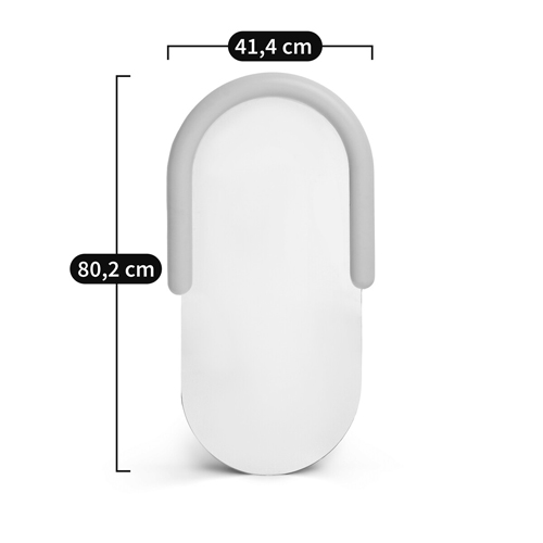 Зеркало овальное Curved Furniture бежевое Зеркало овальное Curved Furniture бежевое в Барнауле