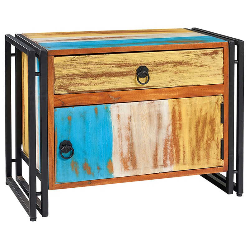Комод Loft Antique Wood Мульти Коричневый Черный Комод Loft Antique Wood Мульти Коричневый Черный в Барнауле | Loft Concept