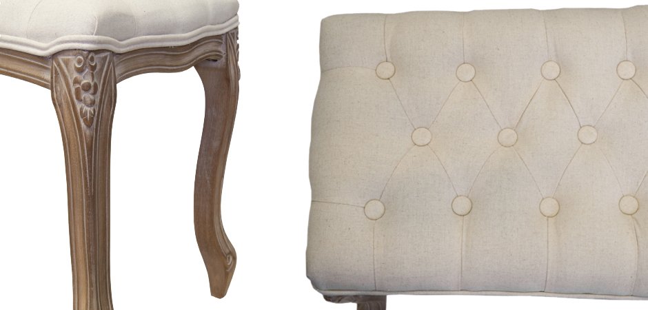 Банкетка French Provence Farmhouse Bench ivory Банкетка French Provence Farmhouse Bench ivory - Loft-Concept в Барнауле