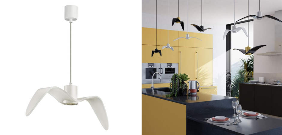Подвесной светильник Seagull белый Подвесной светильник Seagull белый - Loft-Concept в Барнауле