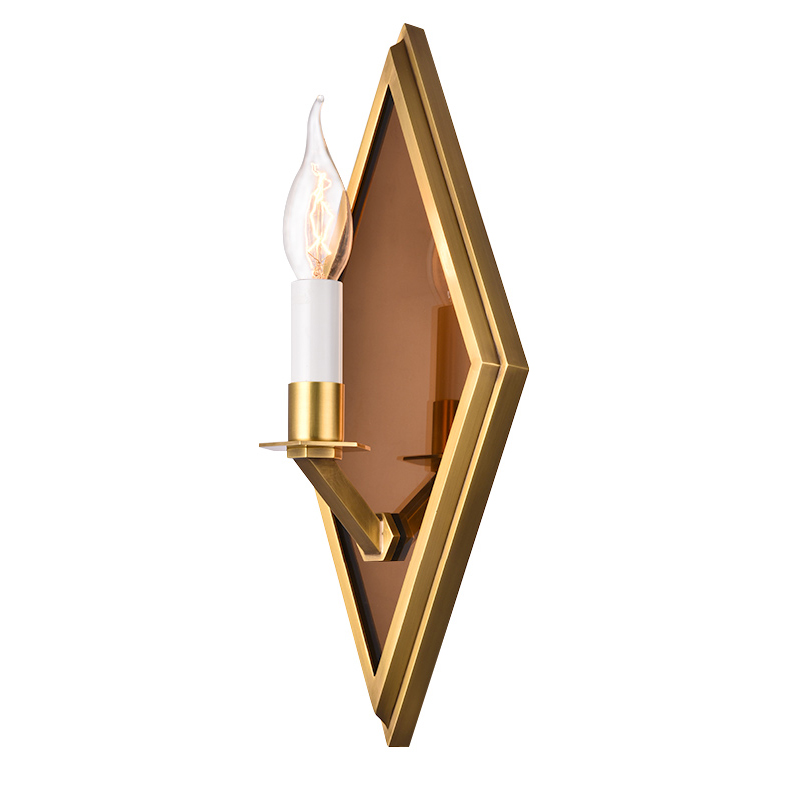 Бра Rhombus Wall lamp Латунь Бра Rhombus Wall lamp Латунь в Барнауле | Loft Concept