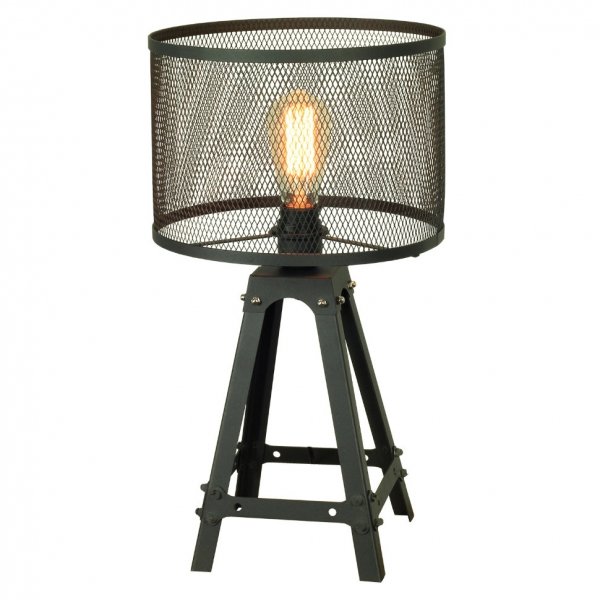 Настольная лампа Radial Cage Table Lamp Черный Настольная лампа Radial Cage Table Lamp Черный в Барнауле | Loft Concept