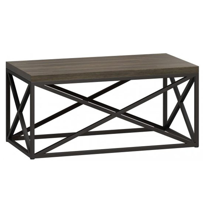 Кофейный стол Industrial Oak Geometric Coffee Table Серый Черный Кофейный стол Industrial Oak Geometric Coffee Table Серый Черный в Барнауле | Loft Concept