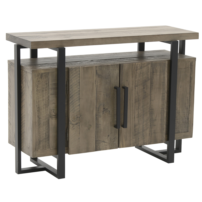 Комод в стиле Лофт Mads Wood Chest of Drawers Коричневый Черный в Барнауле | Loft Concept 