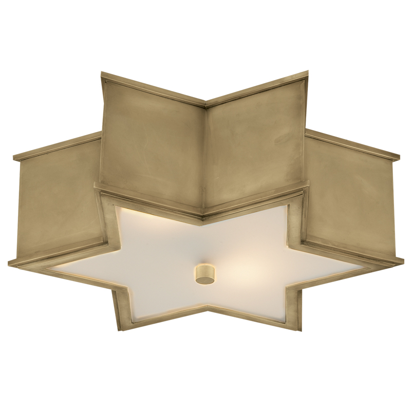 Потолочный светильник Звезда Sophia Flush Mount Brass Латунь Потолочный светильник Звезда Sophia Flush Mount Brass Латунь в Барнауле | Loft Concept