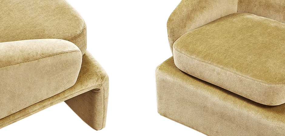 Кресло и пуф Connor Armchair - фото №2