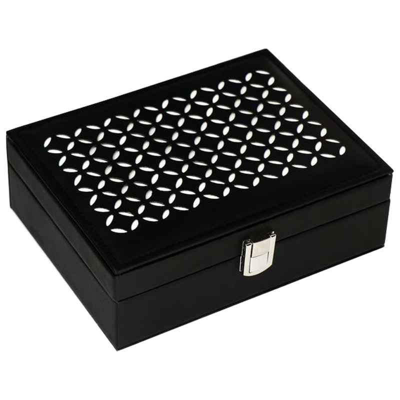 Шкатулка Vesper Jewerly Organizer Box black Черный Шкатулка Vesper Jewerly Organizer Box black Черный в Барнауле | Loft Concept