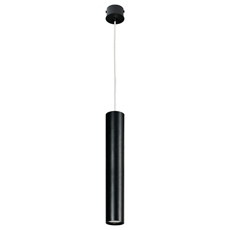 Подвесной светильник Luis Trumpet Tube Black Lamp  Черный в Барнауле | Loft Concept 