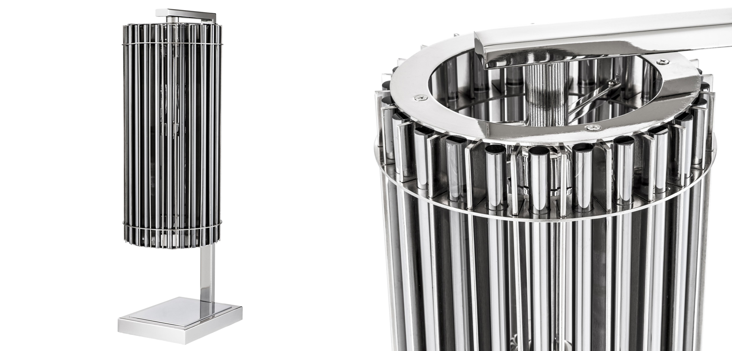 Настольная лампа Eichholtz Table Lamp Pimlico Nickel - фото