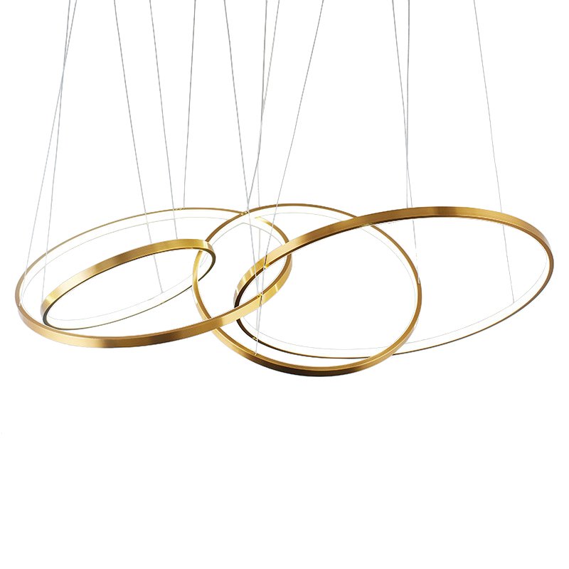 Люстра ORACLE 4 Rings Золотой в Барнауле | Loft Concept 