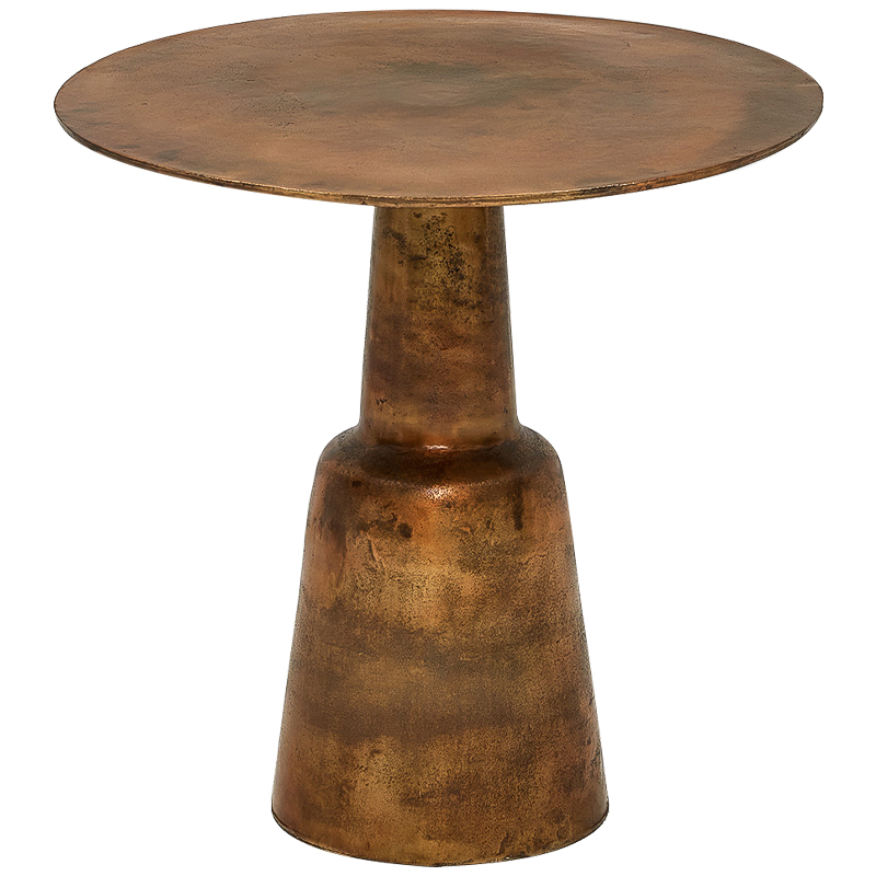 Обеденный стол Dining Table Round Vintage Copper Медь Обеденный стол Dining Table Round Vintage Copper Медь в Барнауле | Loft Concept