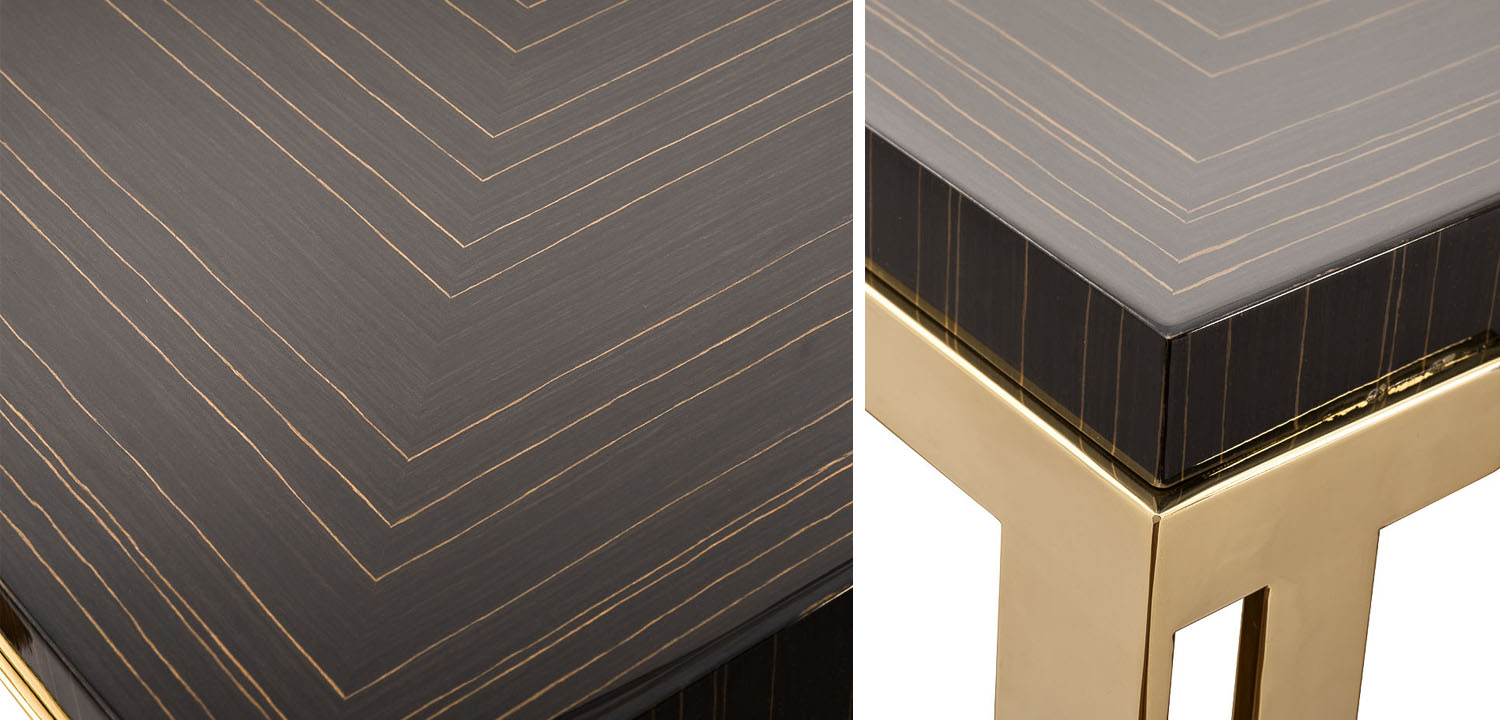 Обеденный стол Mercer Golden Geometry - фото №1